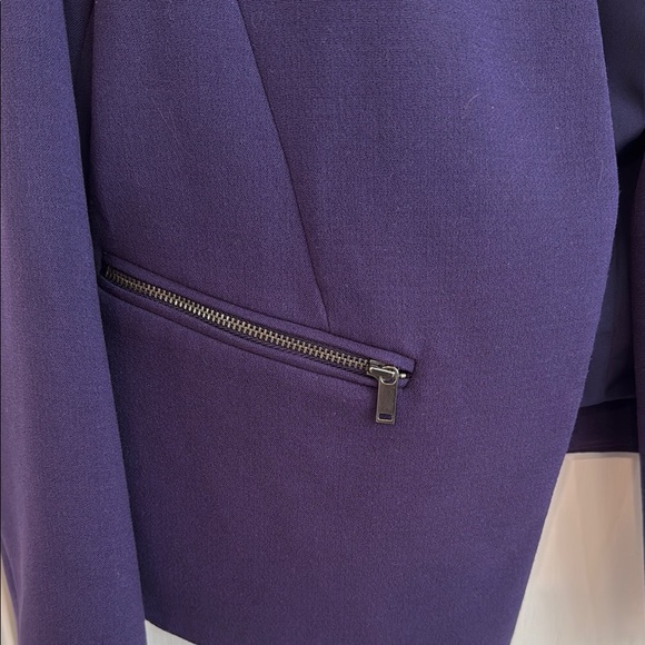 Banana Republic Factory Purple Women's Jacket Blazer - Picture 4 of 12